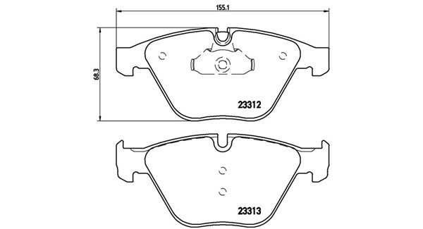 MAGNETI MARELLI stabdžių trinkelių rinkinys, diskinis stabdys 363700406054